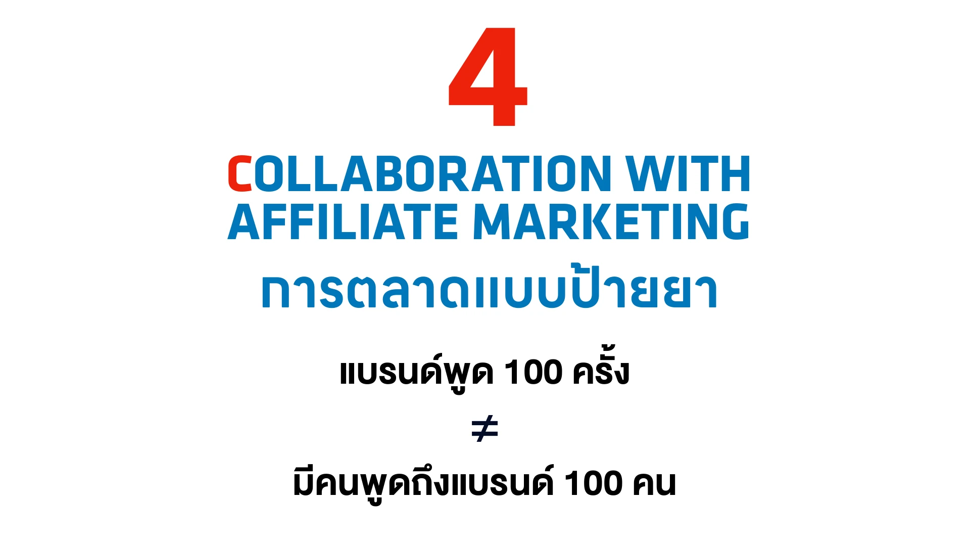 Collaboration with Affiliate Marketing: ให้คนอื่นช่วยสื่อสารแบรนด์