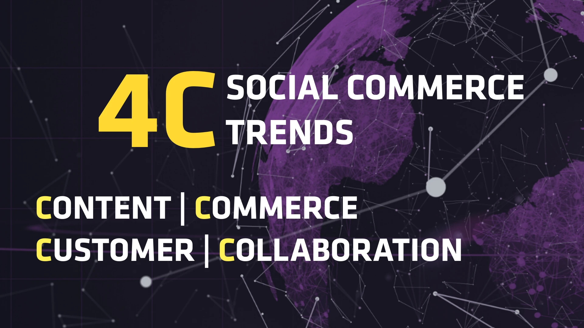 สไลด์ 4C Social Commerce: Content, Commerce, Customer และ Collaboration ของคุณหนึ่ง